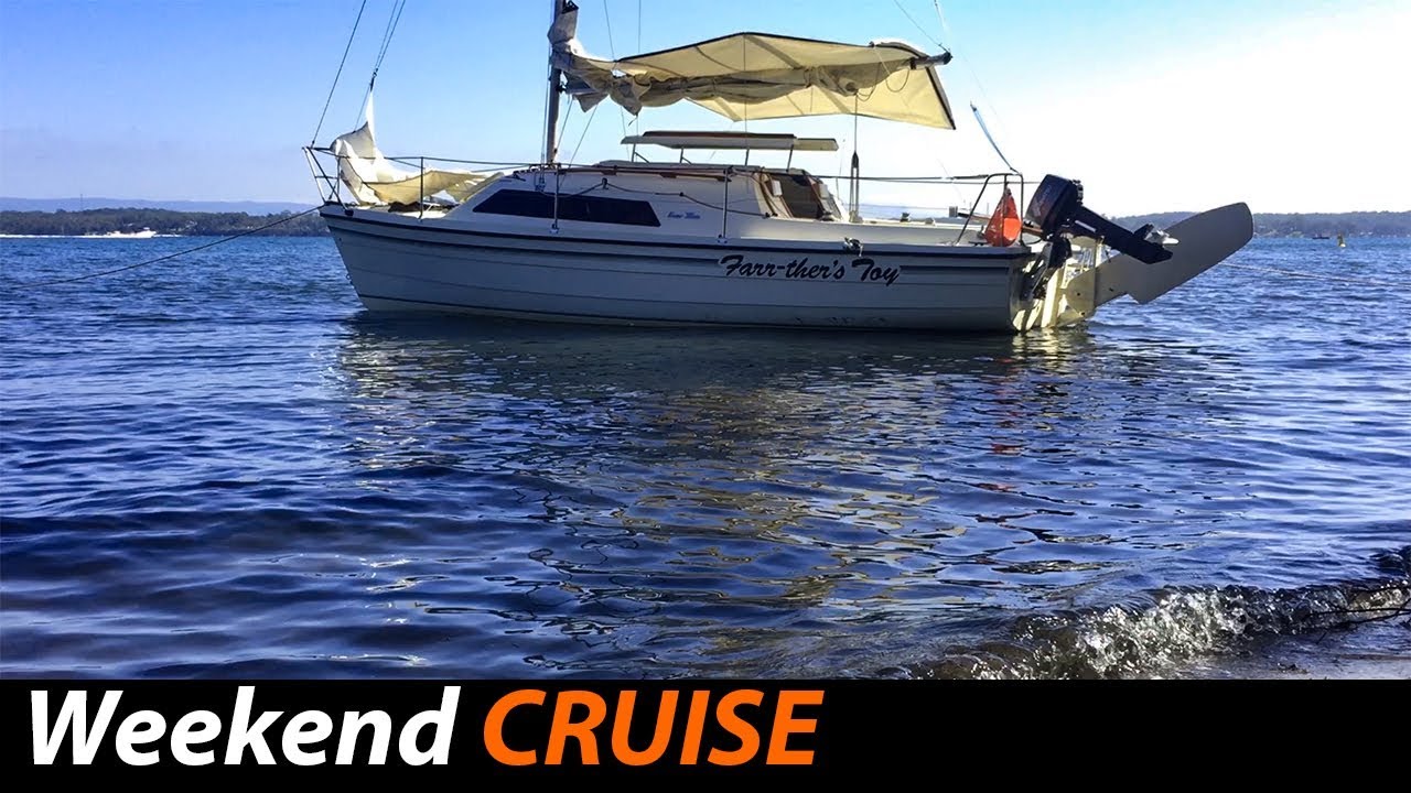 Farr 7500 Trailer Yacht - April 2018 Trailer Sailing on Lake Macquarie, NSW, Australia