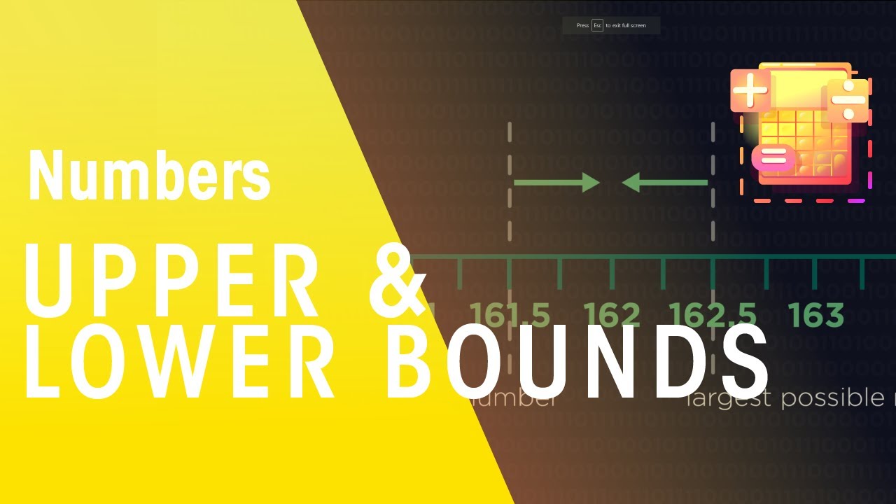 Upper & Lower Bounds | Number | Maths | FuseSchool
