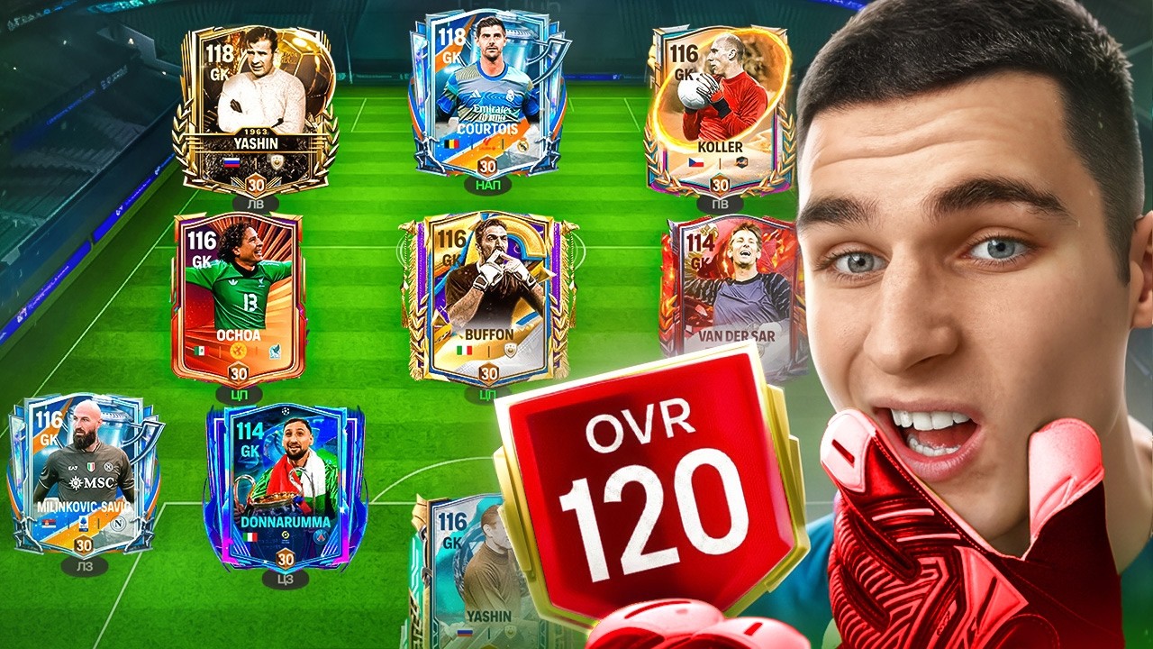 Команда ТОЛЬКО из 11 ВРАТАРЕЙ в FC Mobile!