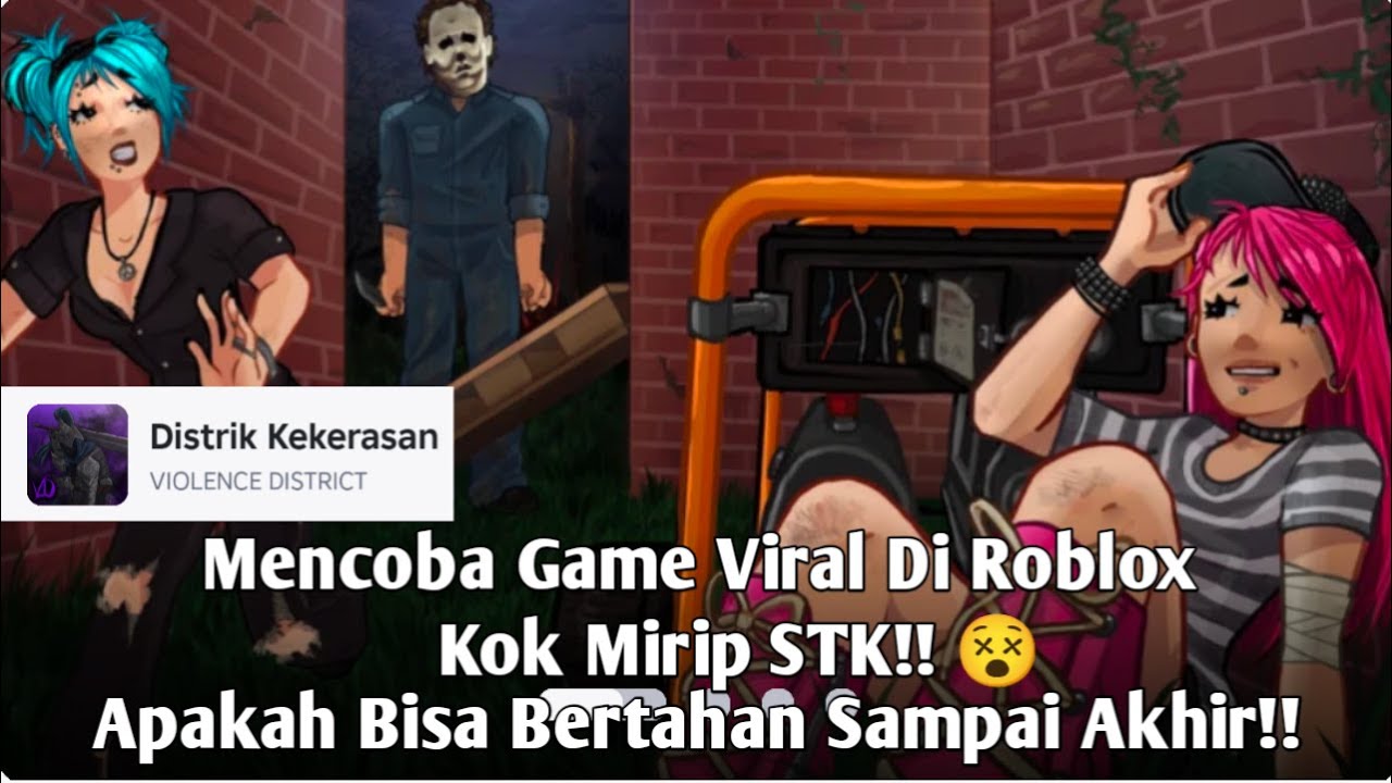 GAME ROBLOX PALING VIRAL!! 🔥 MASUK KE DISTRIK KEKERASAN YANG PENUH KEGILAAN !! 😱 | Roblox Indonesia