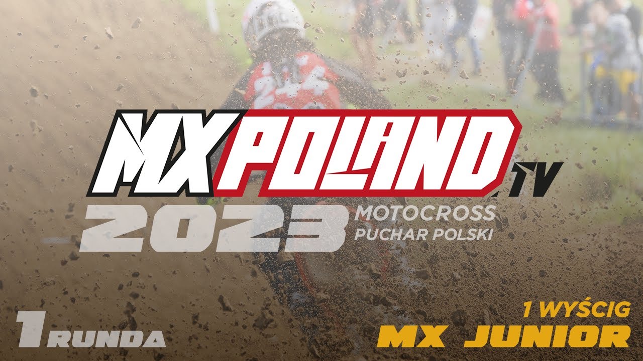 2023 Więcbork MX Junior - 1 wyścig Puchar Polski - live streaming