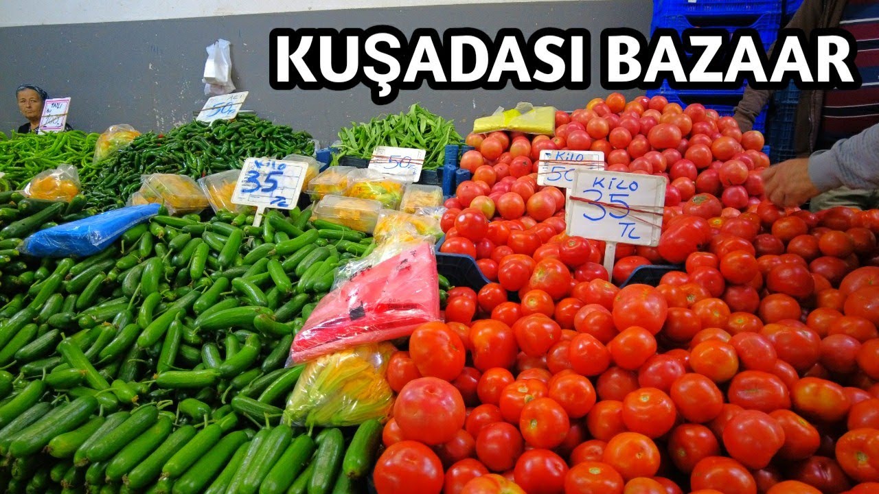 KUŞADASI BAZAAR DAY | 24 October 2025 | 4k UHD 60fps 