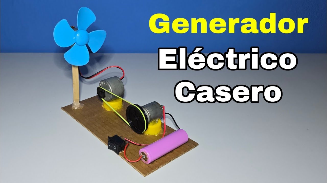 Cómo Un Hacer Generador Eléctrico Casero | Idea Genial