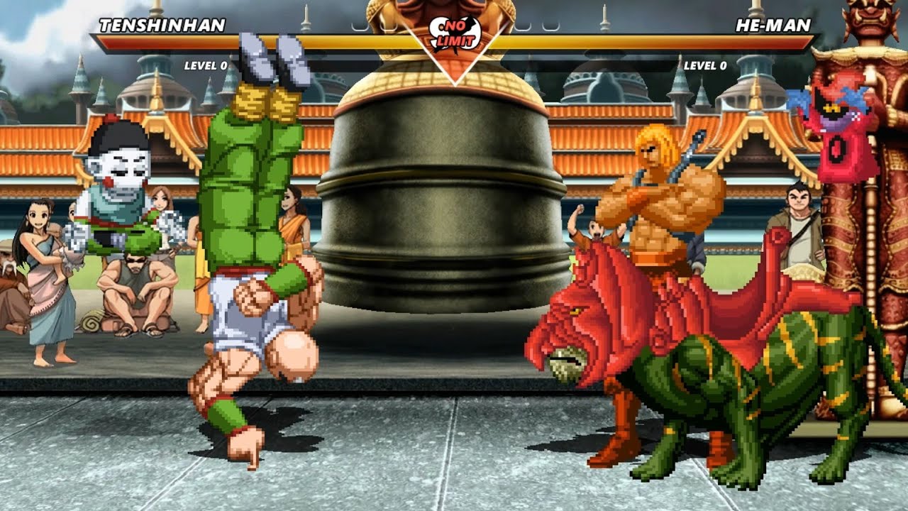 TENSHINHAN vs HE-MAN - The most insane fight ever made!