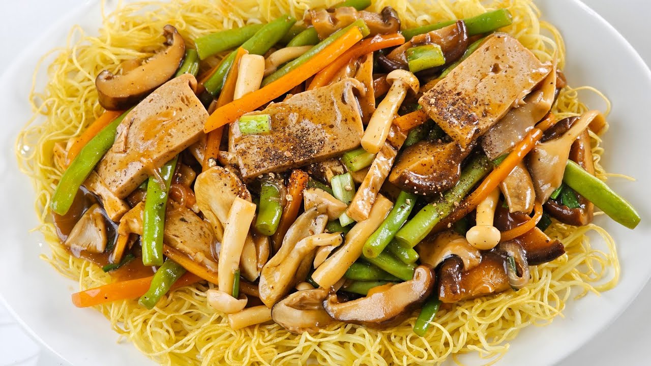 Cách Làm Mì Xào Giòn Chay Tại Nhà Đơn Giản Nhất 