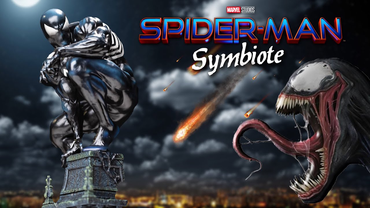 SYMBIOTE SPIDER-MAN! Amazing Black Suit Spider-Man Sideshow Premium Format Statue Unboxing & Review!