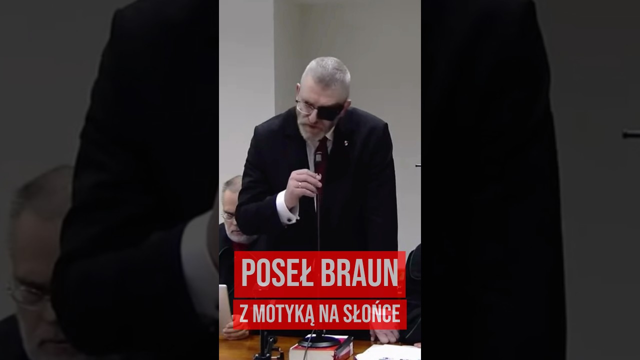 W 67 sekund zrozumiesz jak bezczelny jest wysoki sąd wobec posła Brauna.