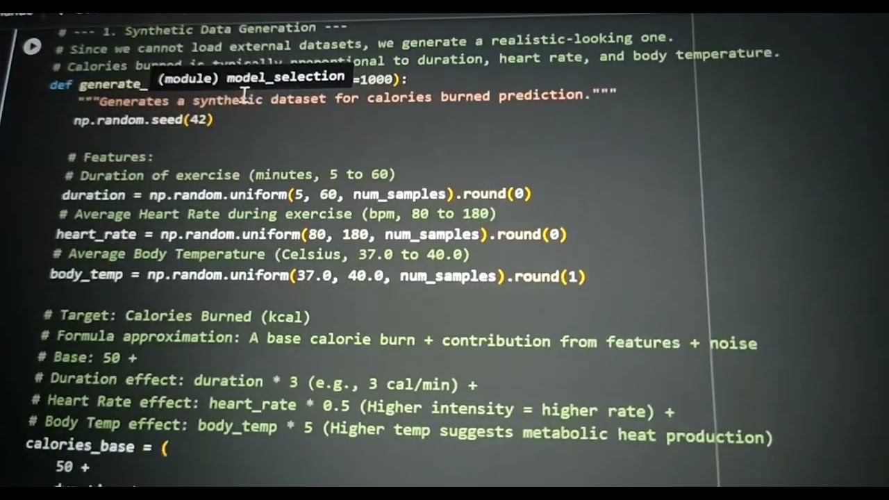 Intern Orbit intership Project. My Calories Burn Prediction project using Machine Learning 