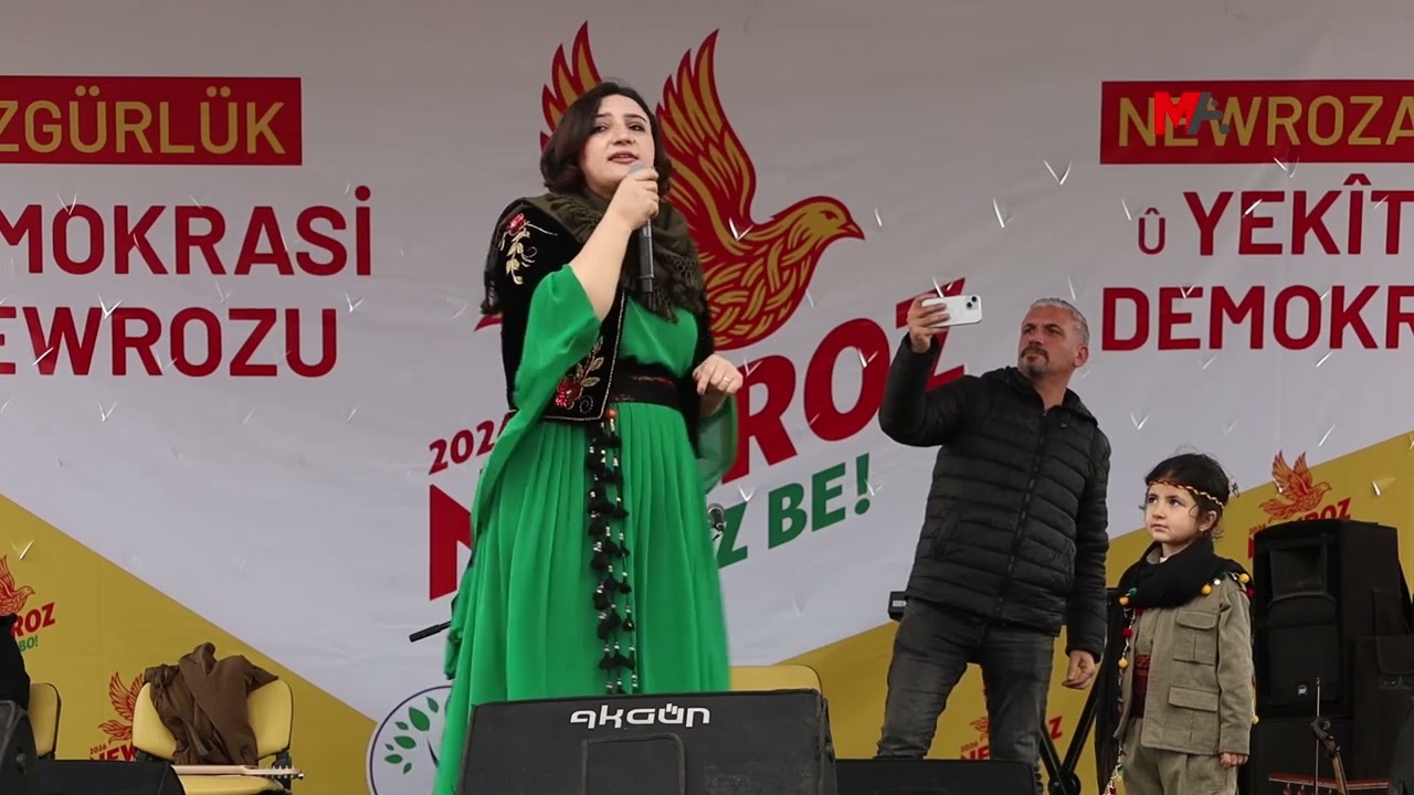MISIRC NEWROZU'NDA ABDULLAH ÖCALAN İÇİN ÖZGÜRLÜK TALEP EDİLDİ