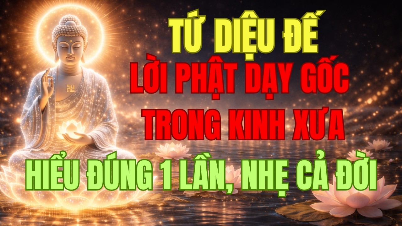Tứ Diệu Đế – Lời Phật Dạy Gốc Trong Kinh Xưa: Hiểu Đúng Một Lần, Nhẹ Cả Một Đời