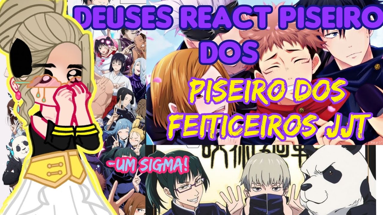🍀💫DEUSES REACT TO🍀💫 ❤️‍🔥Piseiro dos Feiticeiros JJT❤️‍🔥 (Créditos Na Descrição💝)GACHA NEBULA