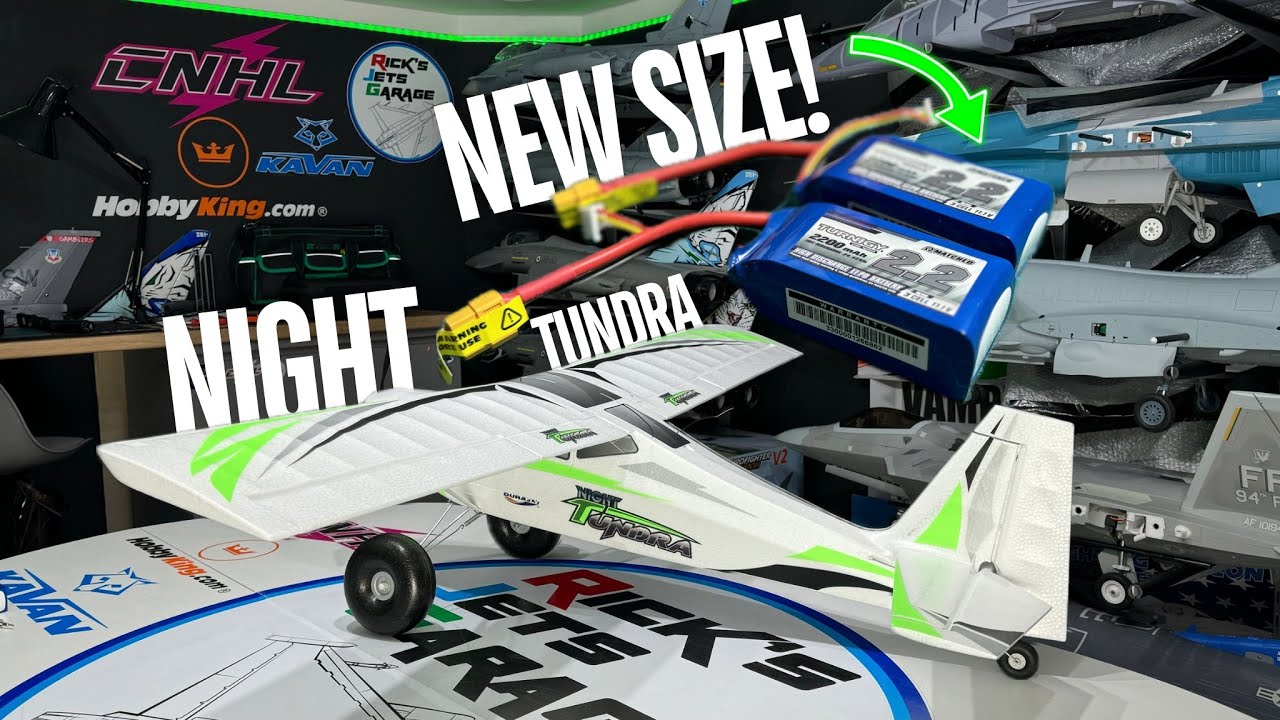 Durafly Night Tundra (PNF) 1.3mt - UNBOXING & ASSEMBLY + [NEW RELEASE] Turingy 2.2AH 3S 30C SHORTY 🔋