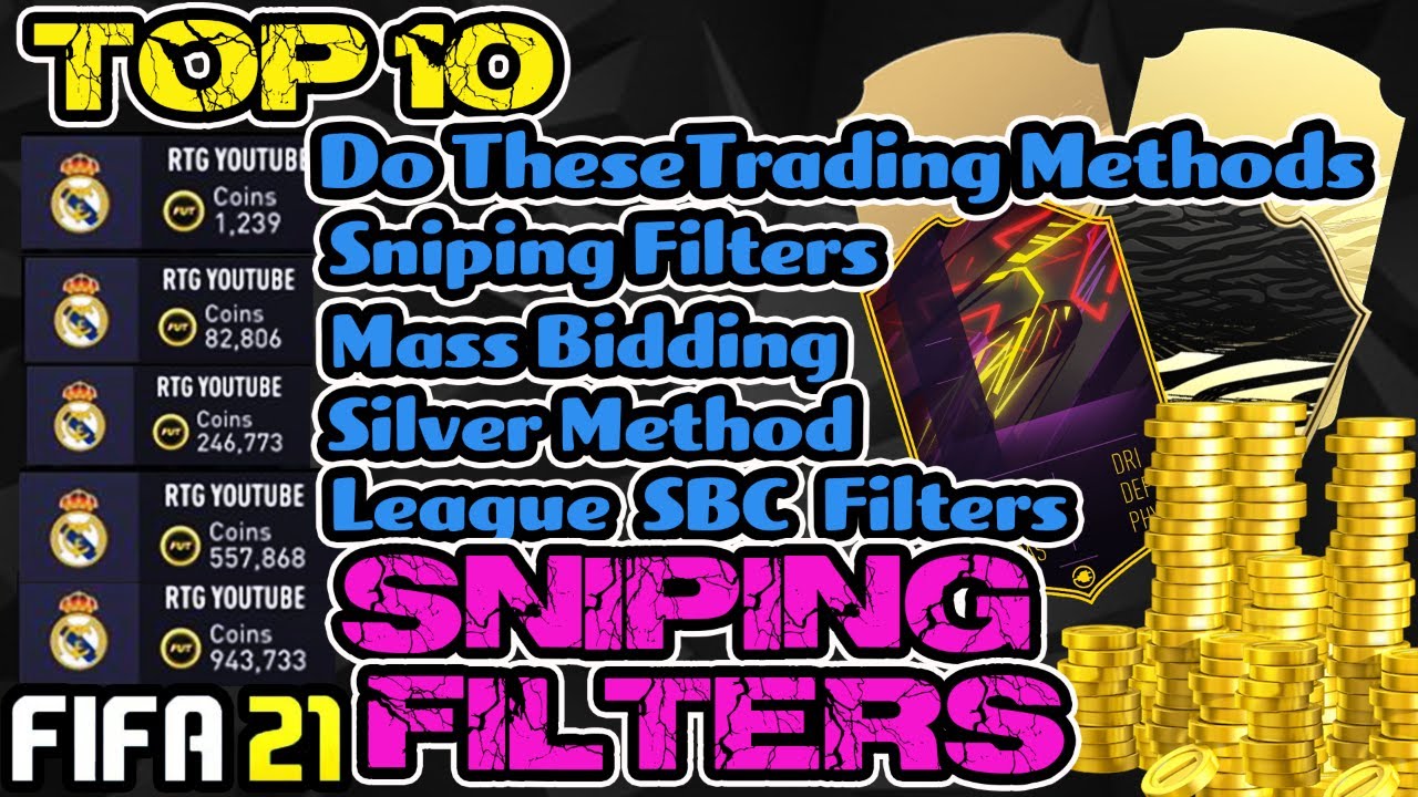 FIFA 21 INSANE SNIPING/ MASS BIDDING FILTERS/ MAKE 200K DOING THESE TRADING METHODS