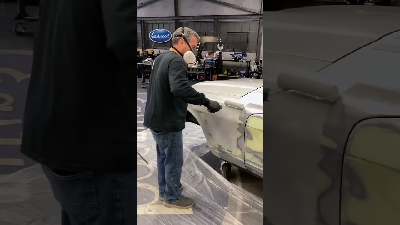 Aplica&ccedil;&atilde;o de primer pu no rolinha #comopintarmeucarro #youtube