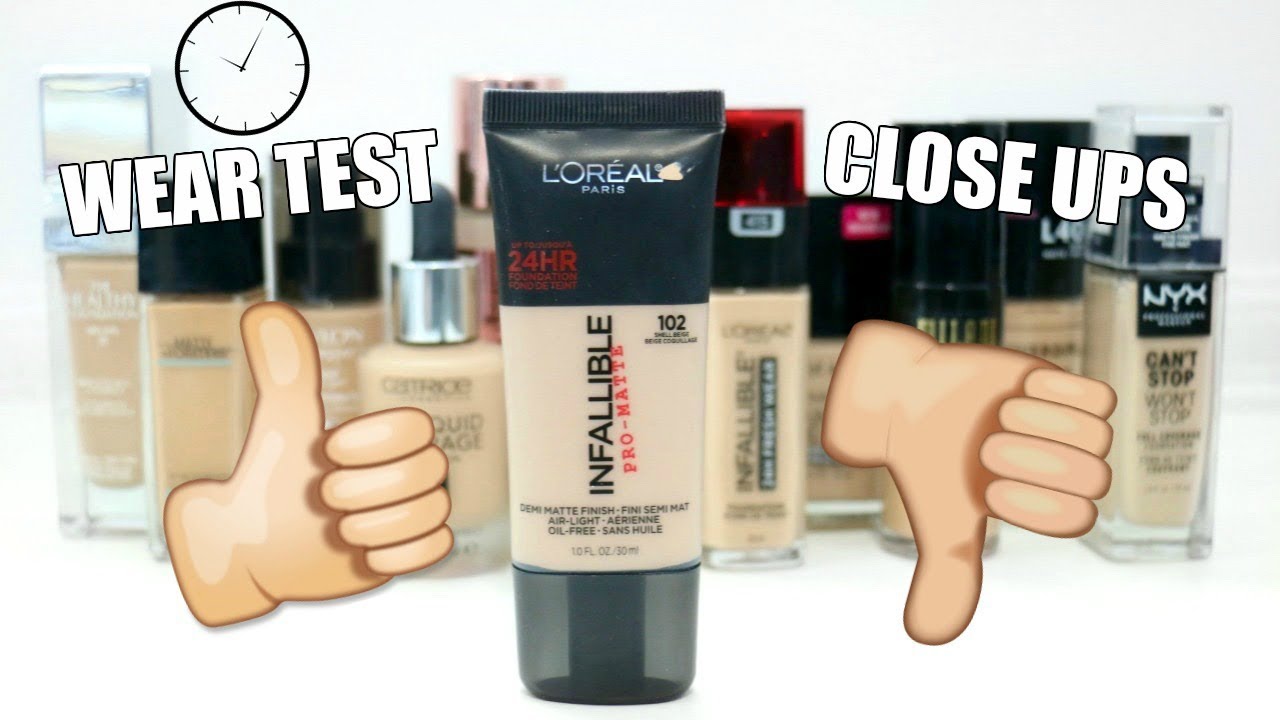 L'Oreal Infallible Pro Matte Foundation || Wear Test & Review || Best Drugstore Foundation Series