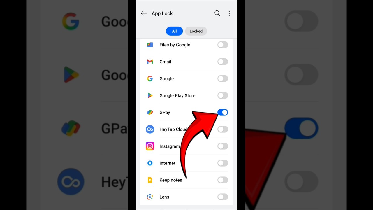 Google Pay App Lock Kaise Lagaye #googlepay #applock #shorts #youtubeshorts
