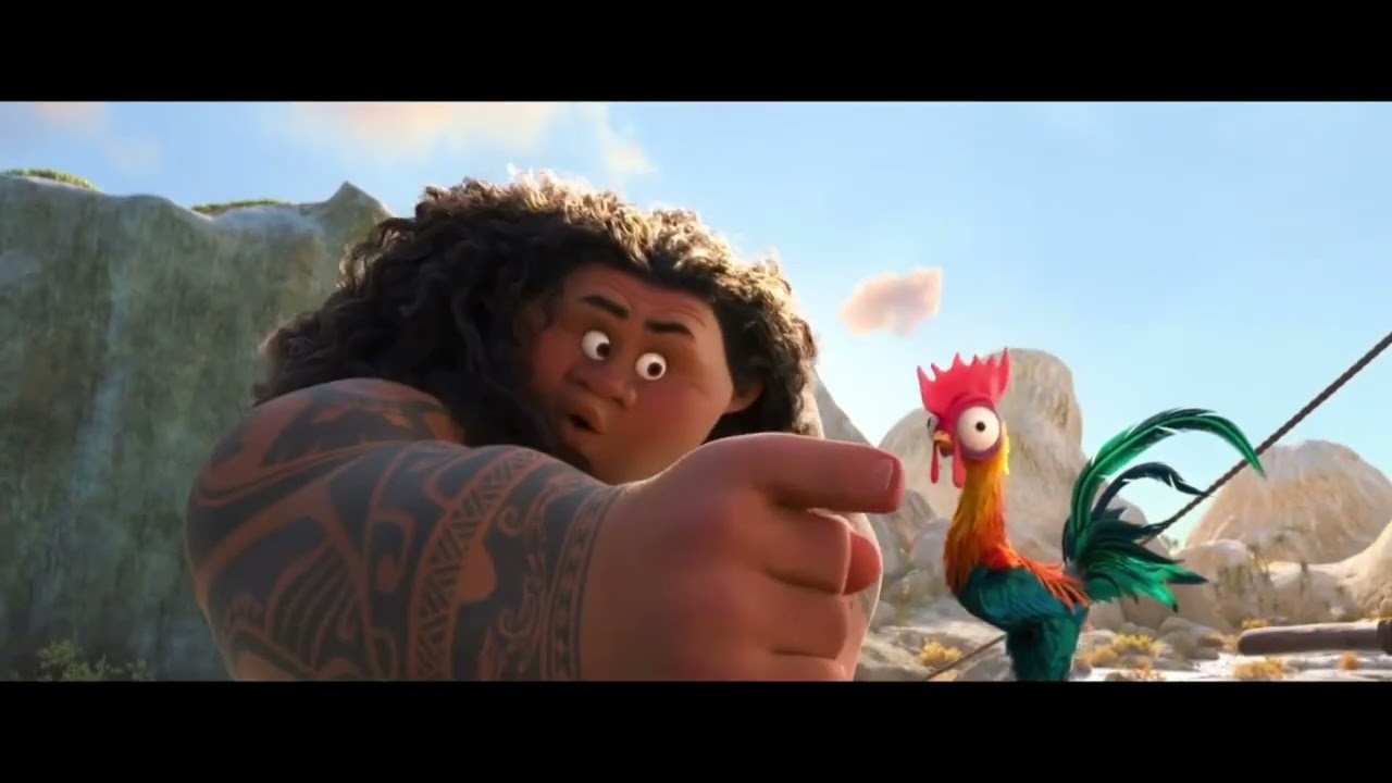 hei hei funny moments-moana