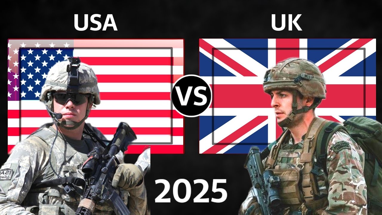 USA vs UK Military Power Comparison 2025