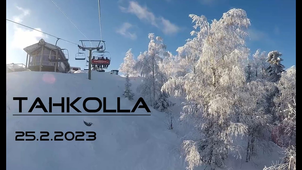 Tahkolla laskemassa 25.2.2023