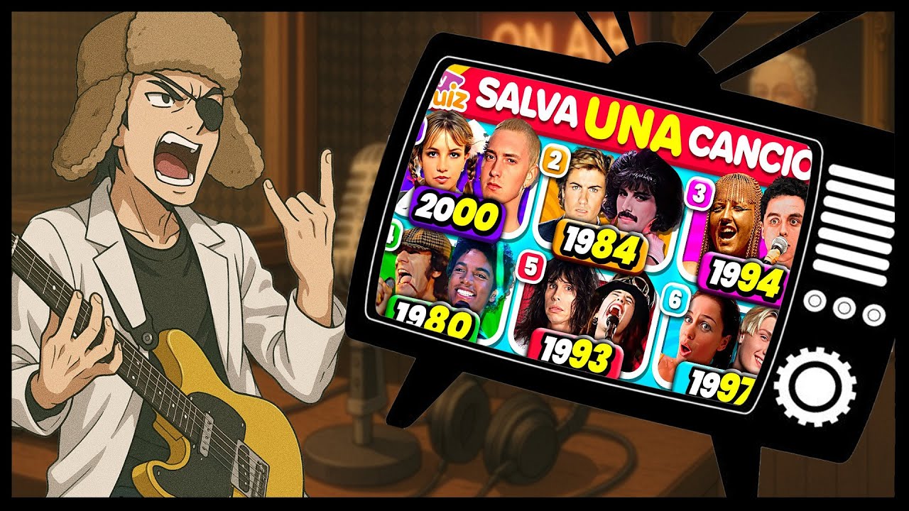RUSO EL PROFE: Salva 1 Canción por Cada año  [1980 - 2000] - PlayQuiz  Trivia