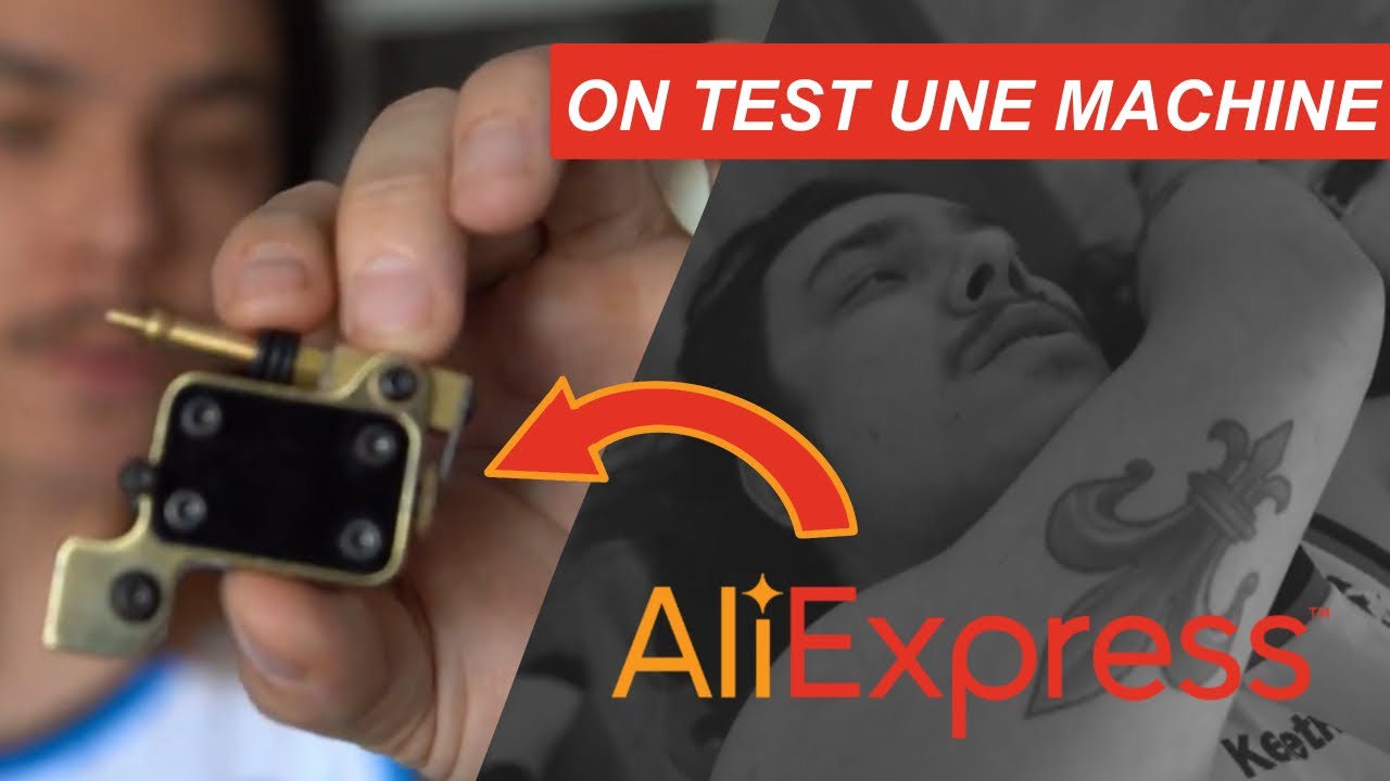 On me tattoo avec une Machine ALIEXPRESS ( Fake Dan Kubin)