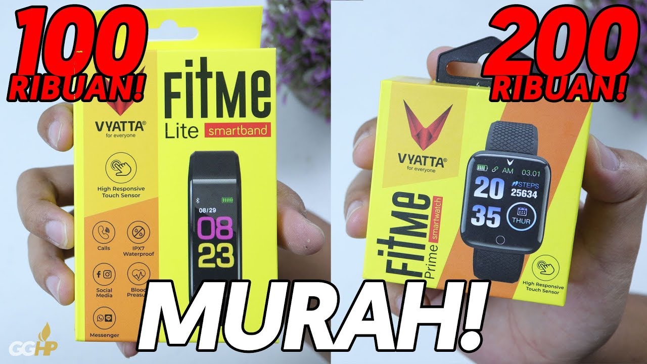 RESMI: Smartwatch 200-RIBUAN & Smartband 100-RIBUAN dari Vyatta!