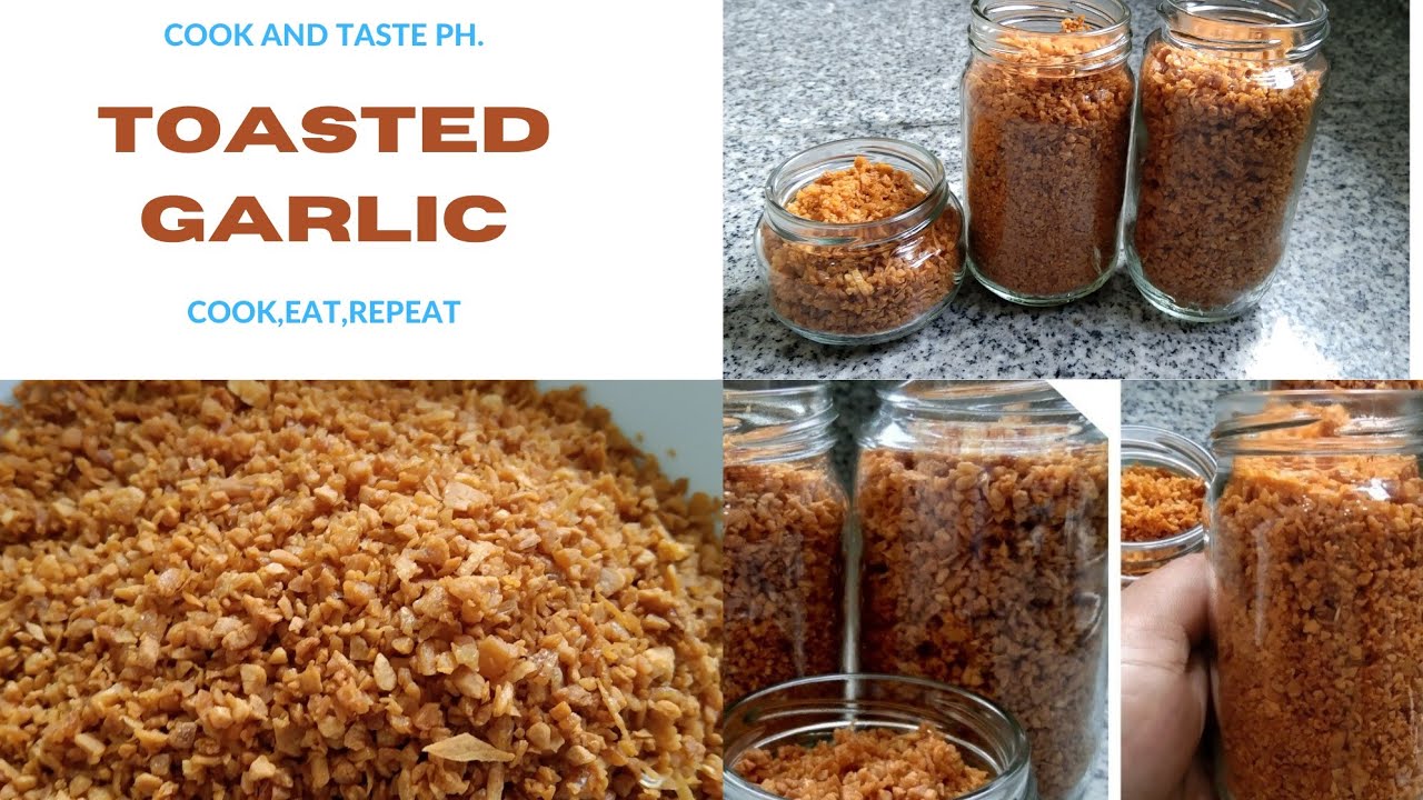 HOW TO MAKE TOASTED GARLIC/CRUNCHY TOASTED GARLIC BITS