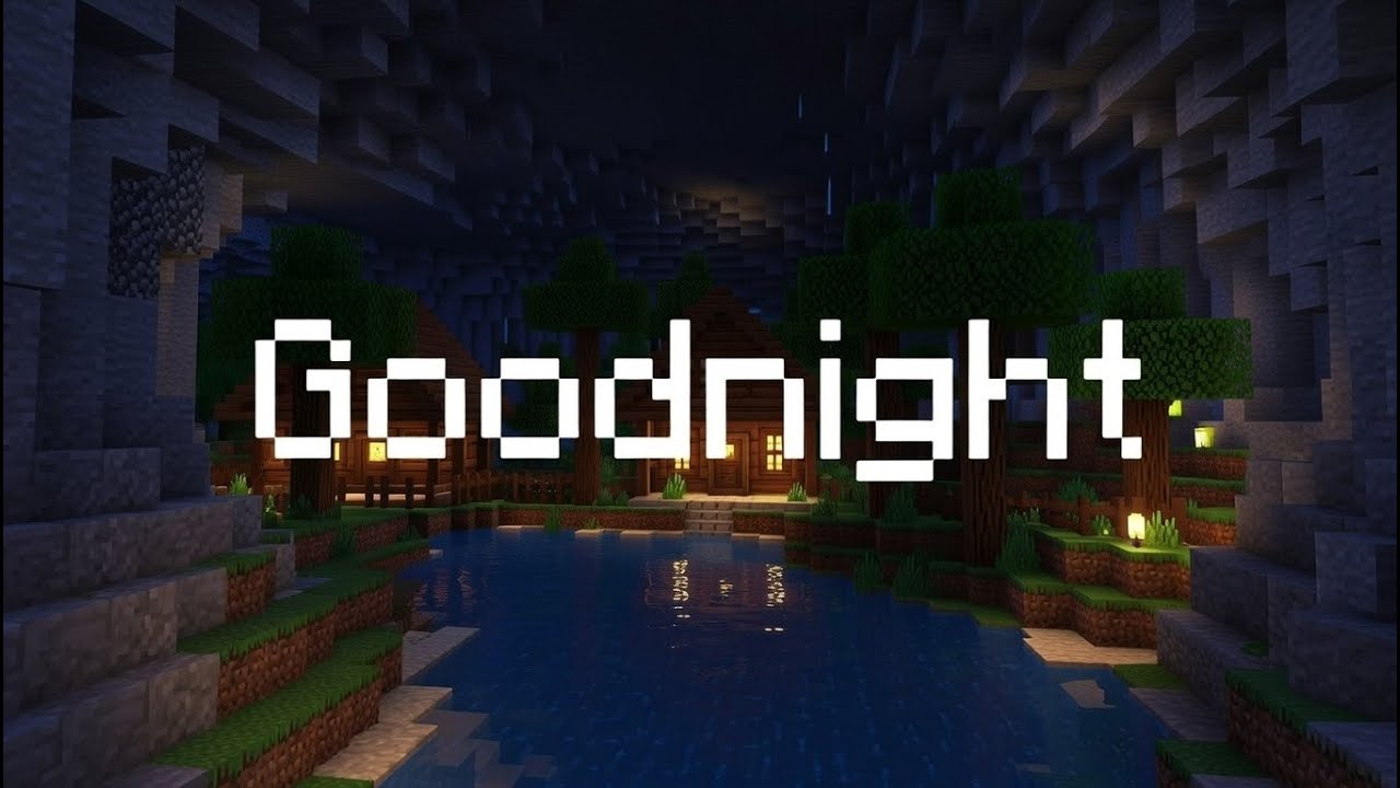 Drift Off Calmly | 8 Hours Minecraft Village Rain & Music