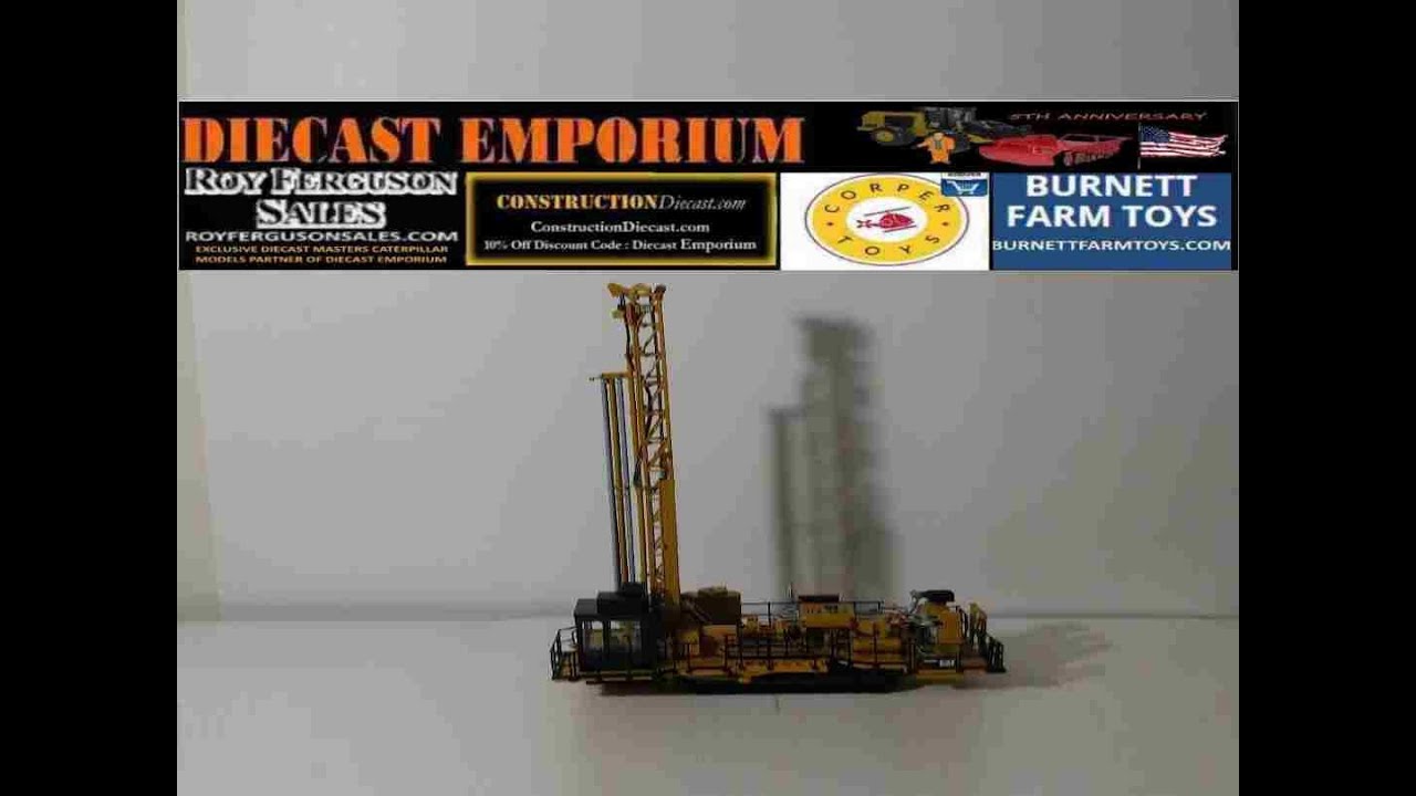 Роторная буровая установка Diecast Masters Caterpillar MD6250 для взрывных работ (артикул 85581)
