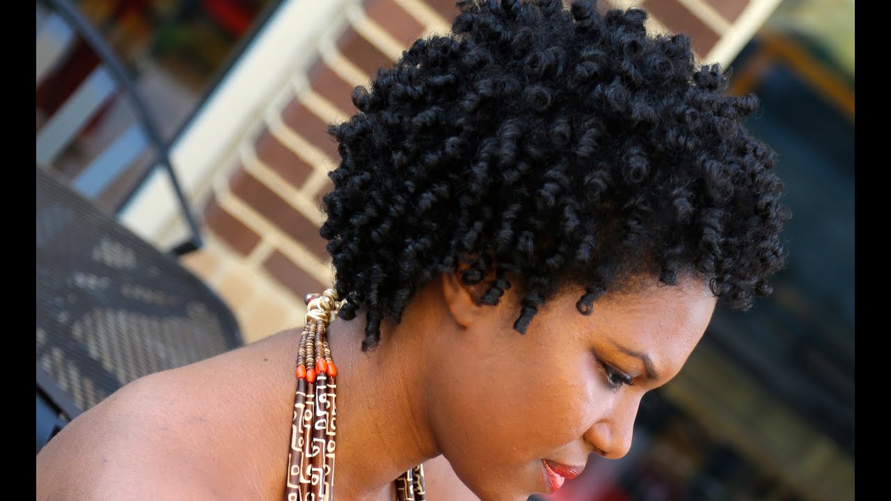 Natural Hair | 4C Heatless Coily Perm Rod Set Tutorial