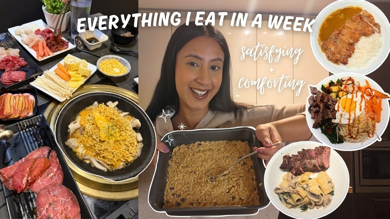 REALISTIC what i eat in a week 🥘🍜🍛| satisfying+comforting meals