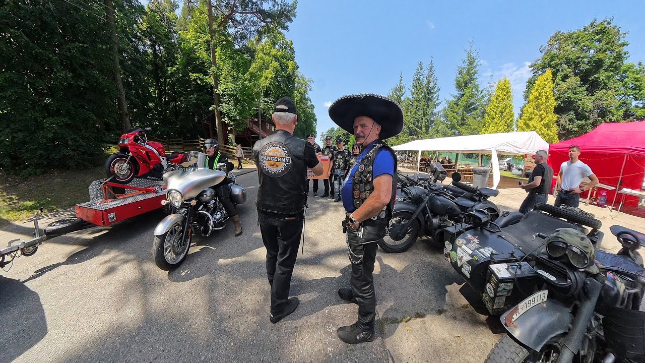 IV LUŹNY ZLOT MOTOCYKLOWY 2025. LUŹNE TŁOKI. Parada Motocyklowa
