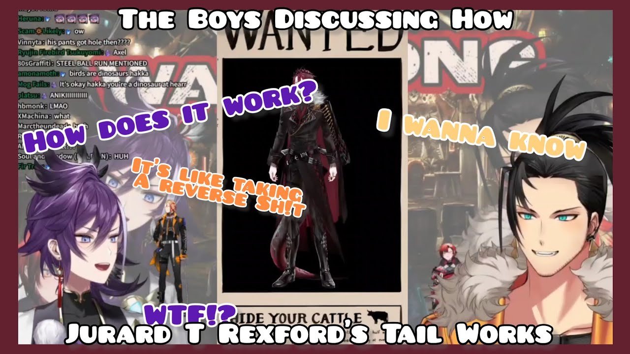 The Boys Discussing How Jurard T Rexford's Tail Works