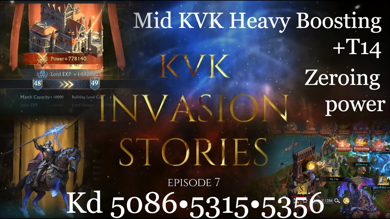 KVK INVASION STORIES EP 7|Kd 5086&bull;5315&bull;5356|Mid KVK Heavy Boosting+T14|Zeroing power|King of Avalon