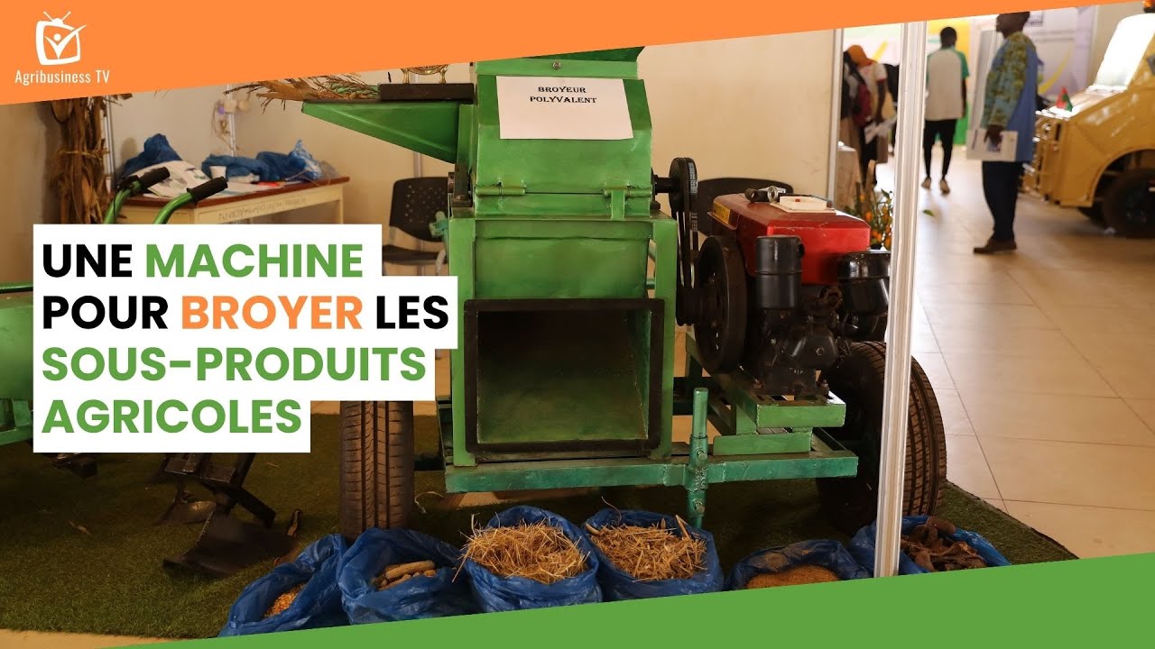 Découverte : Une machine pour broyer les sous-produits agricoles