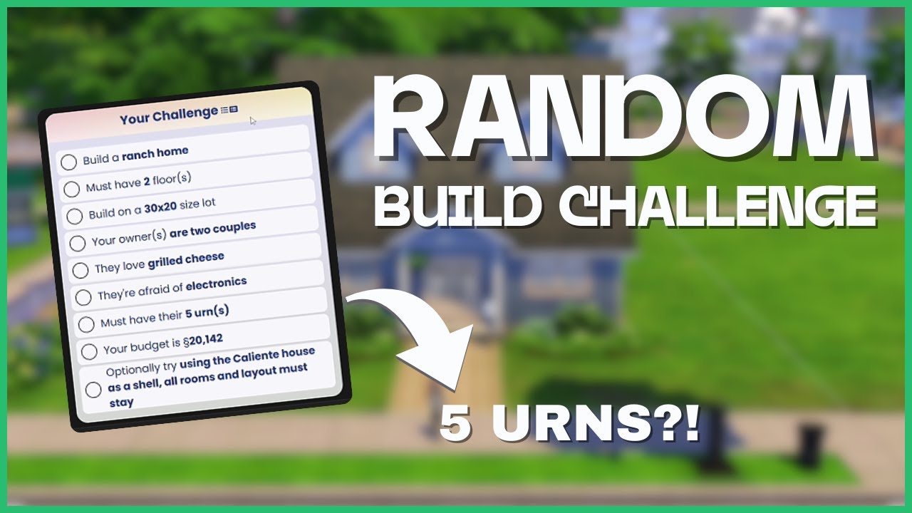 Casual Builder Tries the Random Build Challenge
