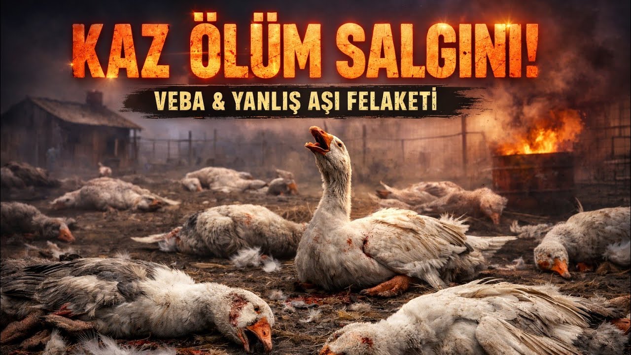 BÜYÜK SALGIN BAŞLADI!AŞILI KAZLAR ÖLÜYOR!!#kazölümleri #salgınhastalık #kaz 