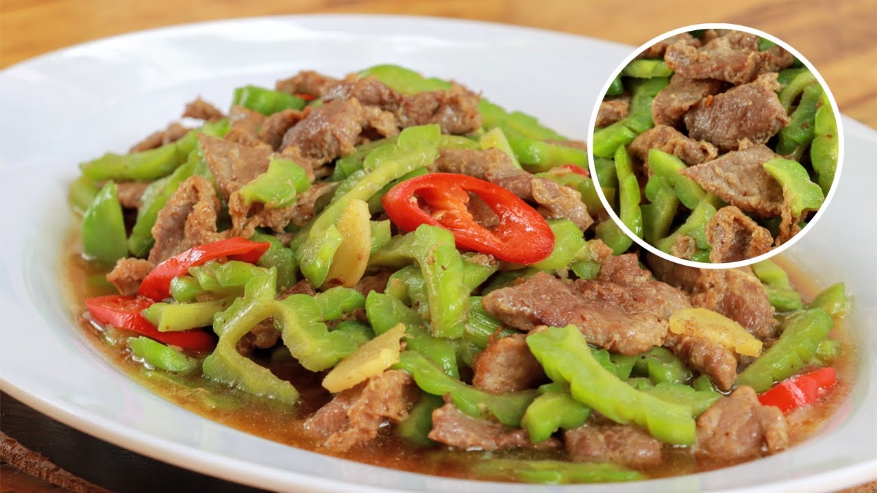 Beef with Bitter Melon Recipes |  Bitter Melon Stir fry with Beef | 苦瓜炒牛肉