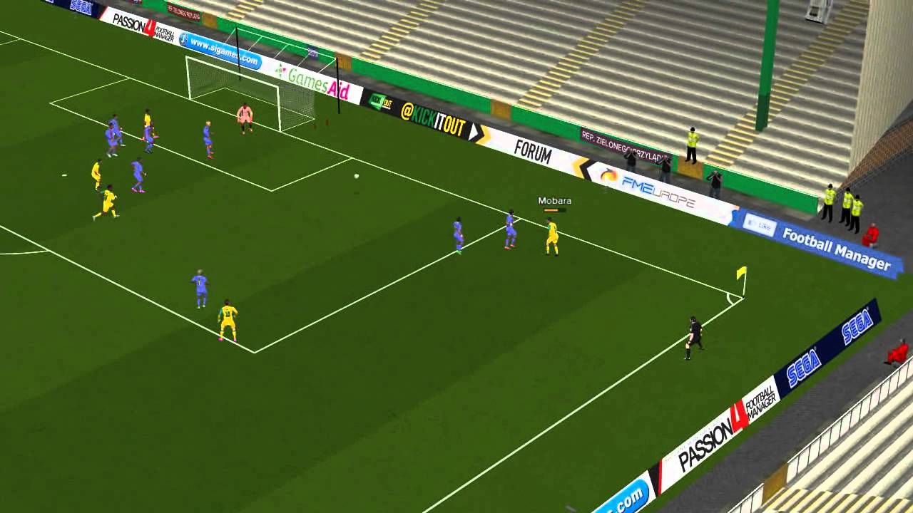 FM2016 smutek po stracie bramki
