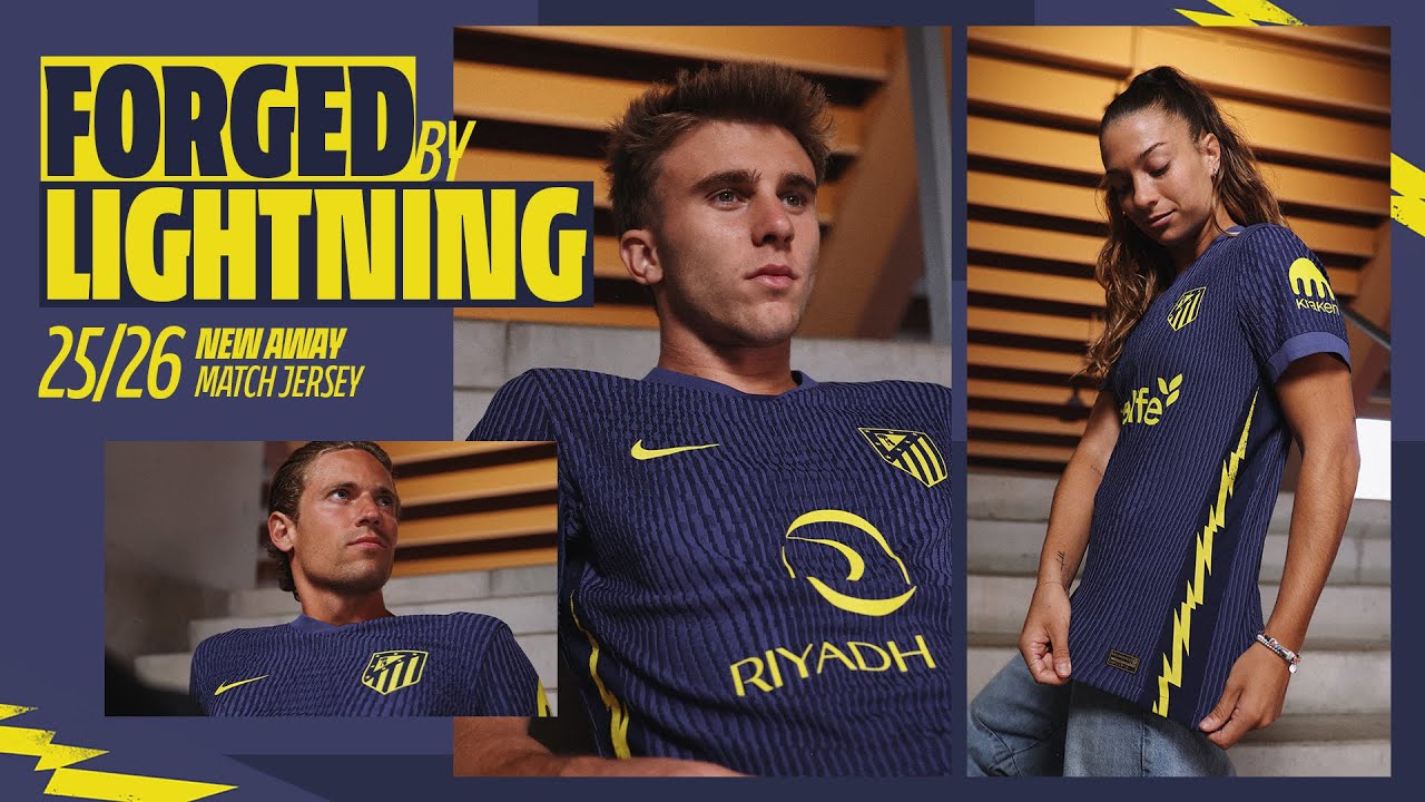 Atl&eacute;tico de Madrid introduces his second kit for the 2025/26 season! ⚡