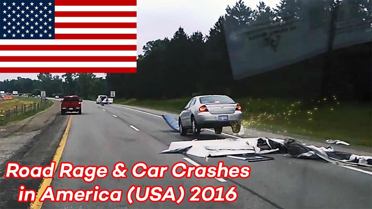 Road Rage & Car Crashes in America (USA) 2016 (Part 5)
