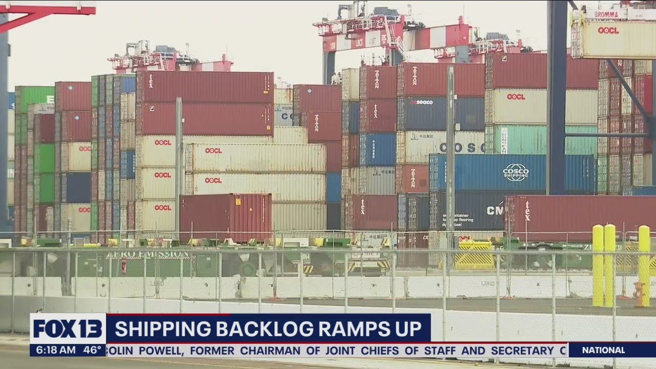 Shipping backlog ramps up | FOX 13 News