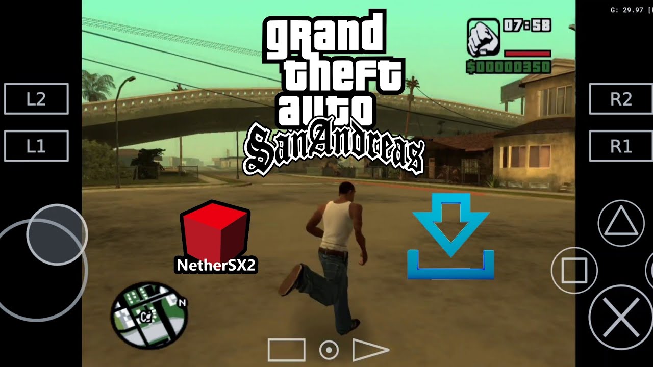 GTA San Andreas Para Android! El Mejor Emulador De PS2 Nethersx2!