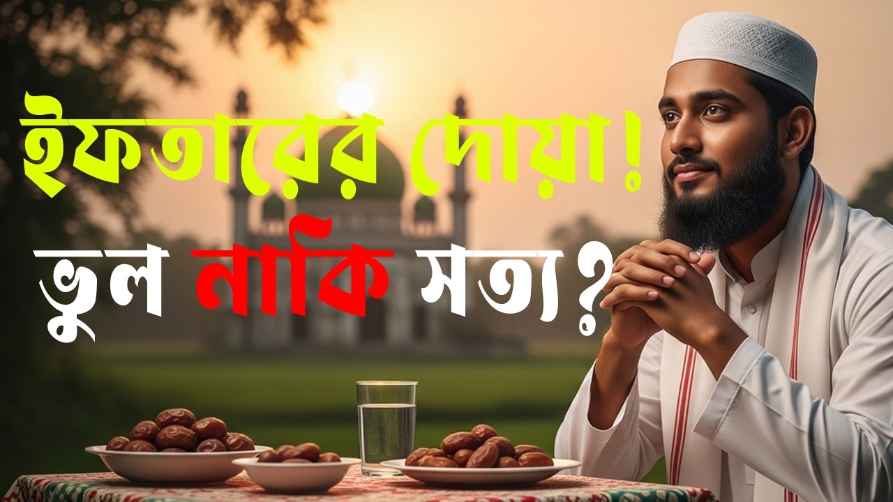 মাত্র এক দোয়ায় সব গুনাহ মাফ? 🤯 ইফতারের দোয়া নিয়ে বড় ভুল ধারণা!