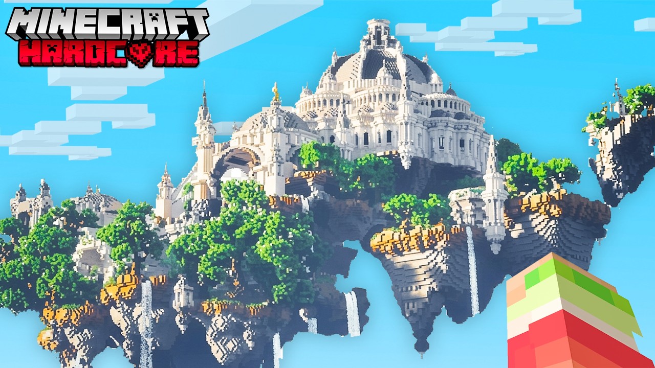 J'ai construit le PARADIS sur Minecraft Hardcore..