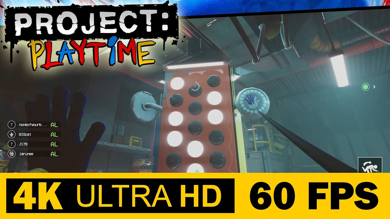 QUICK PLAY | PROJECT: PLAYTIME | Walkthrough, Gameplay, No Commentary, 4K, HDR, 60 FPS