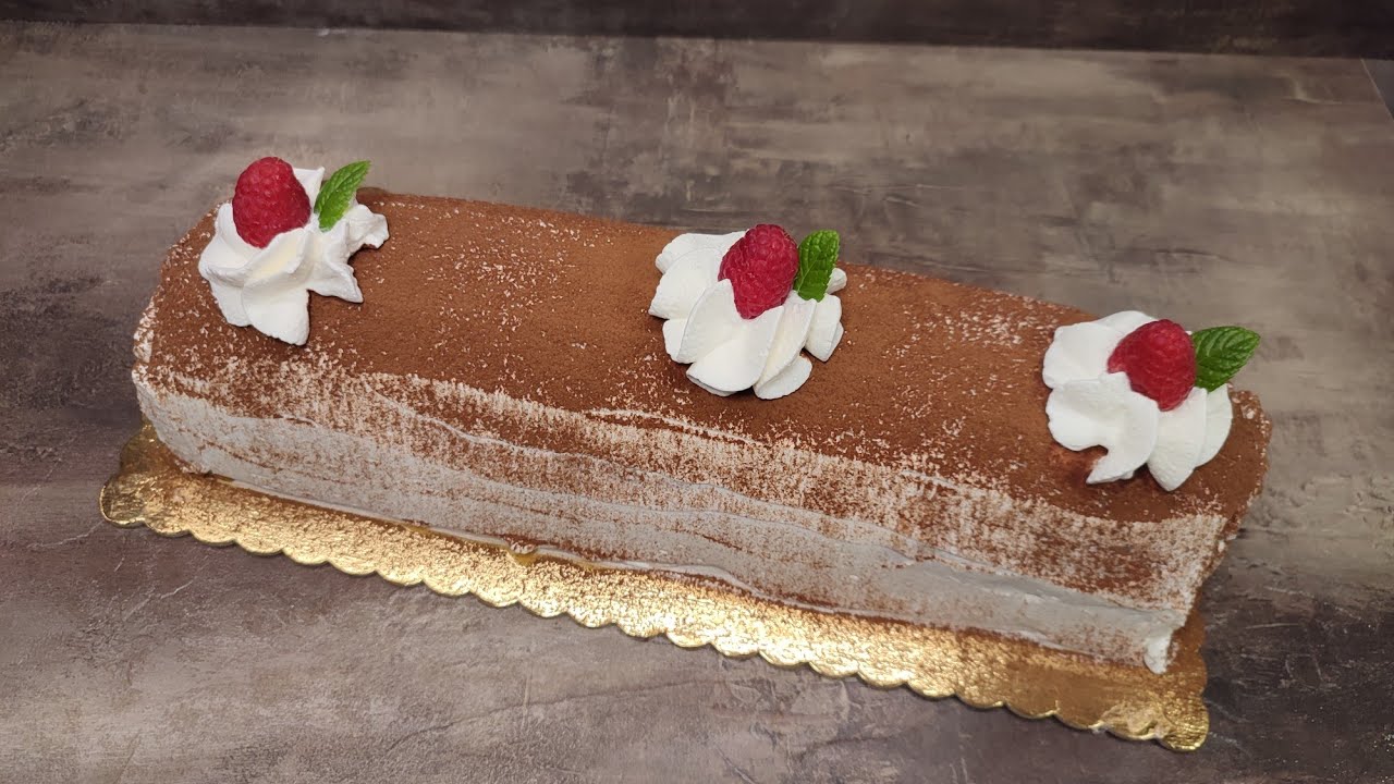 ROTOLO DI SAVOIARDI CON CREMA AL MASCARPONE