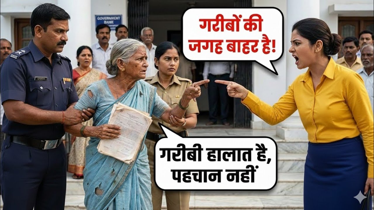फटी साड़ी वाली को बाहर निकाला! DC ने बैंक सील 🔥