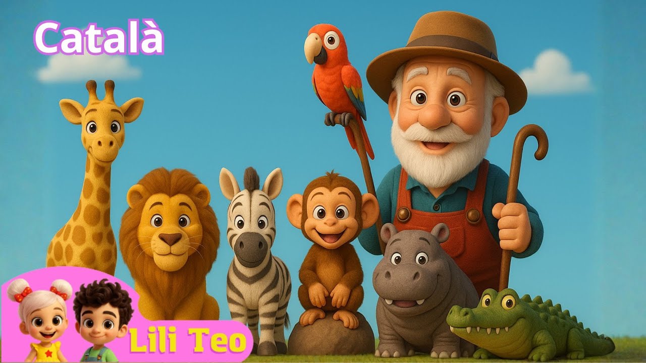 Old MacDonald Safari | Cançó Infantil amb Animals Salvatges | Lili & Teo