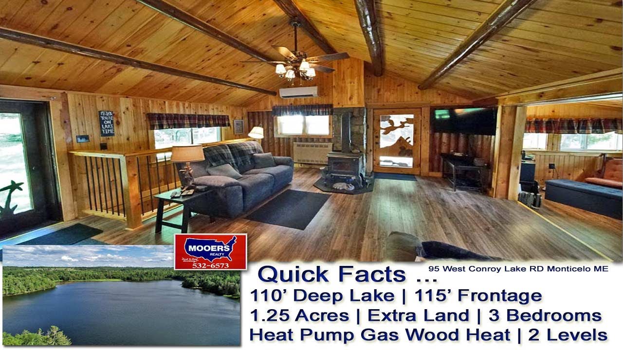 Lake Property In Maine Real Estate Video | MOOERS REALTY Waterfront Listing